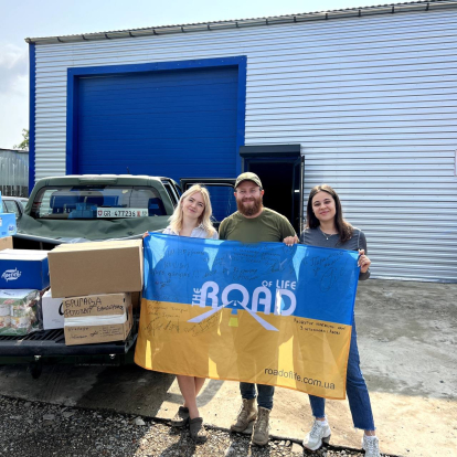 Today we delivered aid to the 3rd Assault Brigade.